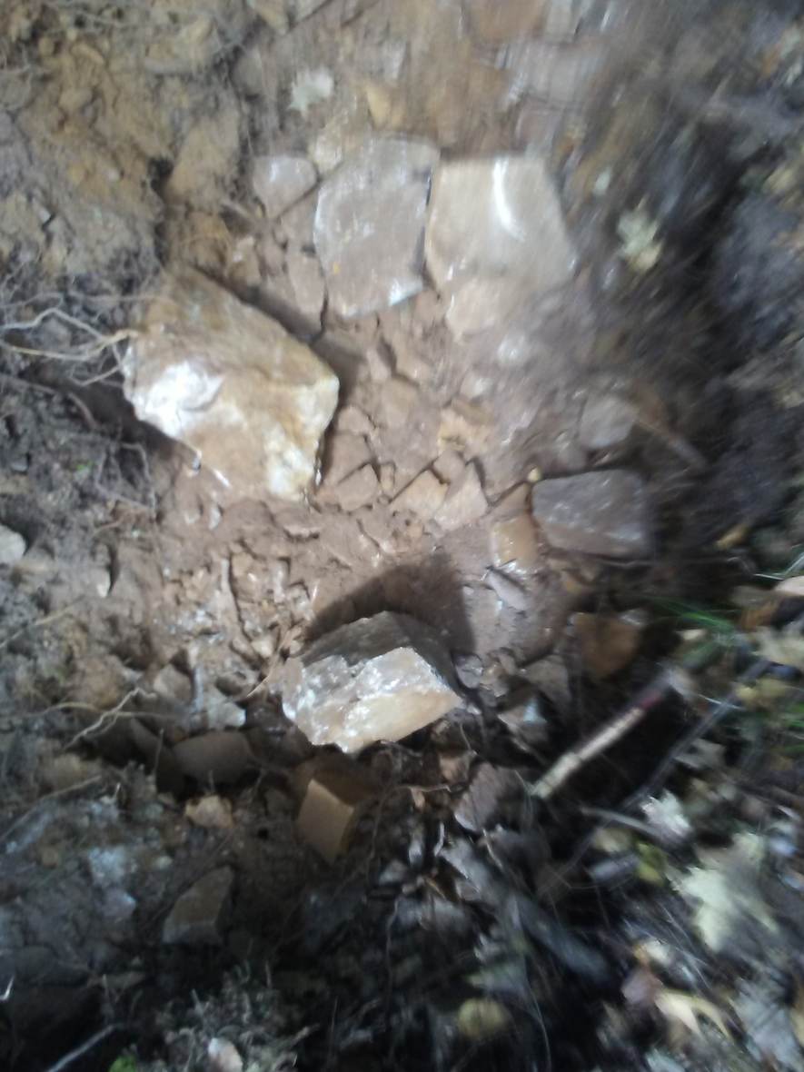 Excavation near an existing home — Great North Woods Septic Design field photo